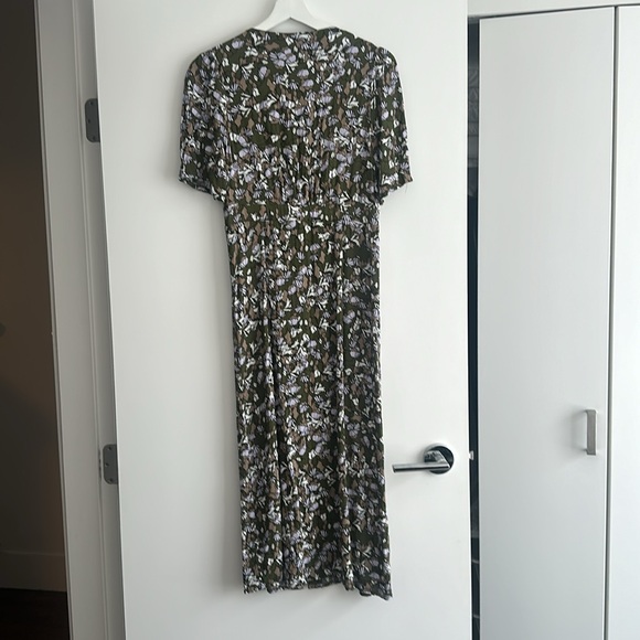 Monk & Lou green floral dress size S - Picture 5 of 7